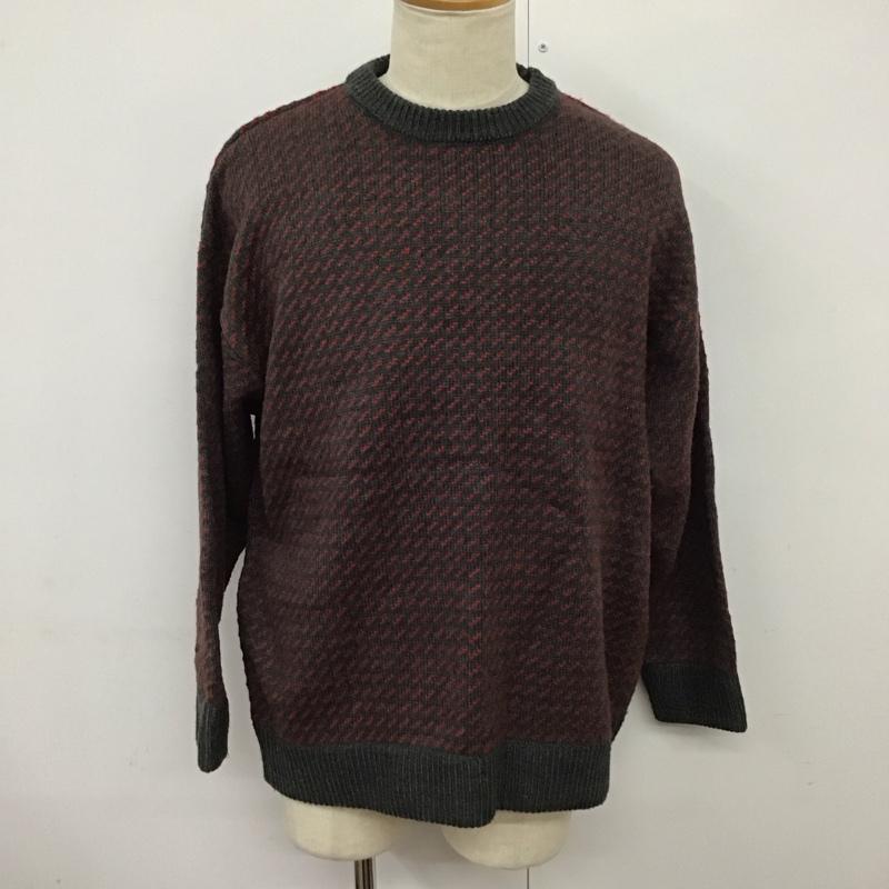 マコバ MACOBER ニット、セーター 長袖 長袖ニットカットソー ニット セーター クルーネックニット 刺繍 マルチカラー / マルチカラー / メンズ USED 古着 中古 10124261