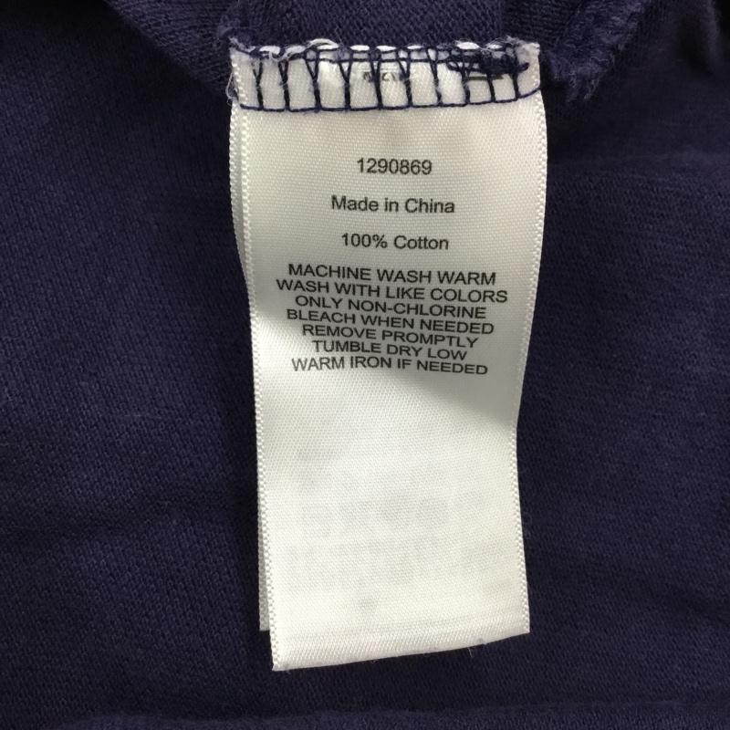ポロラルフローレン POLO RALPH LAUREN ポロシャツ 半袖 半袖ポロシャツ 刺繍半袖カットソー カラーカットソー L ロゴ、文字 紺 / ネイビー / メンズ USED 古着 中古 10108311