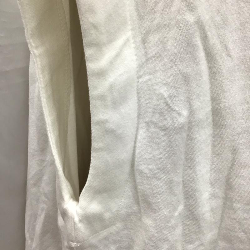 古着 USED カットソー 半袖 2015204 tang ノースリーブ サイドスリット タグ付き 38 無地 白 / ホワイト / レディース USED 古着 中古 10123499