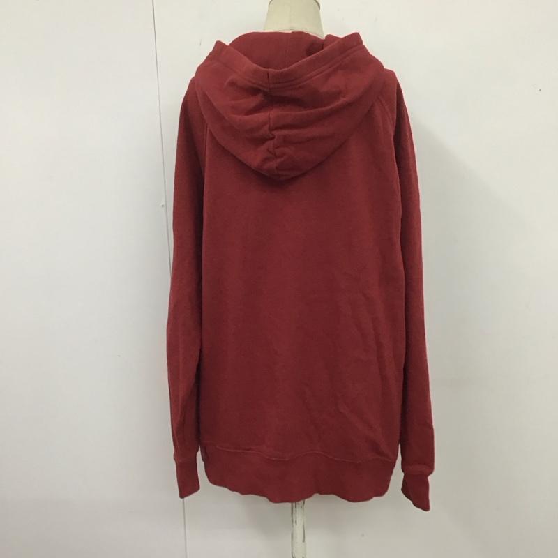 ザノースフェイス THE NORTH FACE パーカー 長袖 nf0a4pa1 長袖パーカー プルオーバーパーカー プリントスウェット M ロゴ、文字 えんじ / ワインレッド / レディース USED 古着 中古 10125153