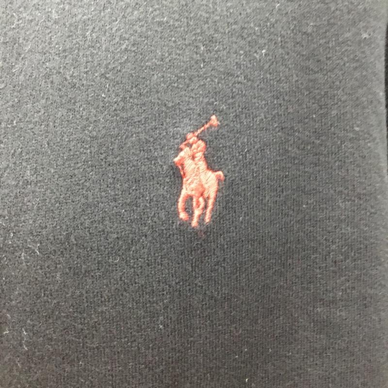 ポロラルフローレン POLO RALPH LAUREN トレーナー 長袖 スウェット 裏起毛 L ワンポイント 黒 / ブラック /  メンズ USED 古着 中古 10117162