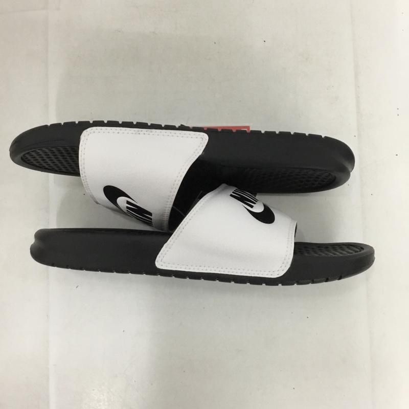 ナイキ NIKE サンダル サンダル 343880-100 ベナッシ JDI 26cm 26.0cm ロゴ、文字 白 / ホワイト / X 黒 / ブラック / メンズ USED 古着 中古 10136377