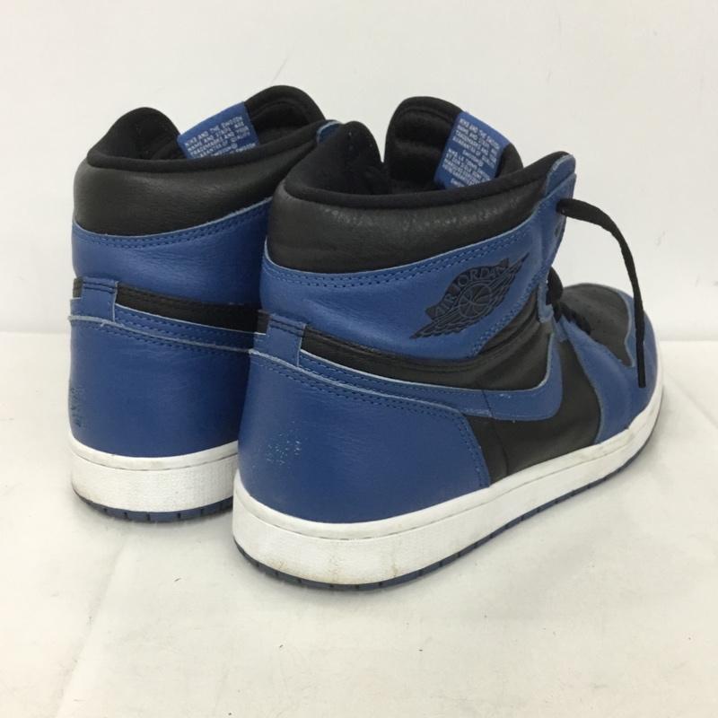 ナイキ NIKE スニーカー スニーカー 555088-404 AIR JORDAN 1 RETRO HIGH OG 29cm 29.0cm ロゴ、文字 黒 / ブラック / X 青 / ブルー / メンズ USED 古着 中古 10136936