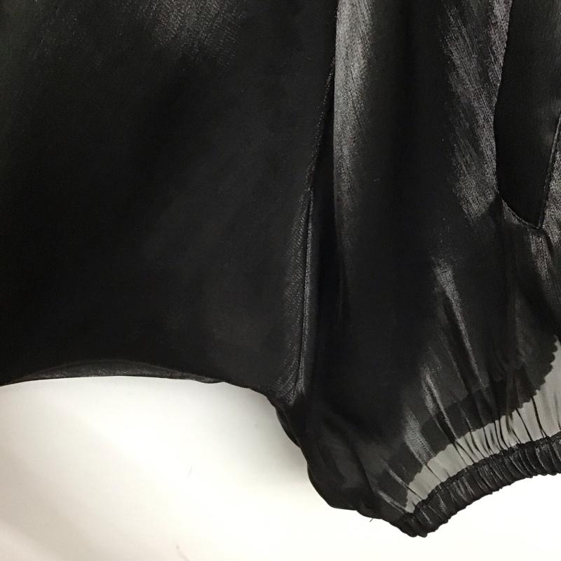 ザラ ZARA ジャケット、上着 ジャンパー、ブルゾン 4968/024/800 シアーブルゾン XL 無地 黒 / ブラック / レディース USED 古着 中古 10138019