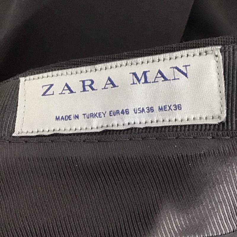 ザラメン ZARA MAN セットアップ セットアップ セットアップ スーツ スラックス 2点セット 無地 黒 / ブラック / メンズ USED 古着 中古 10107468