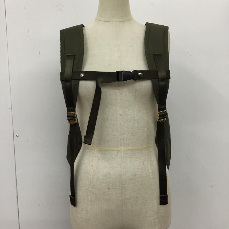 ポーターガール PORTERGIRL リュックサック、デイパック リュックサック、デイバッグ SHEA ロゴ、文字 カーキ / カーキ / レディース USED 古着 中古 10110170