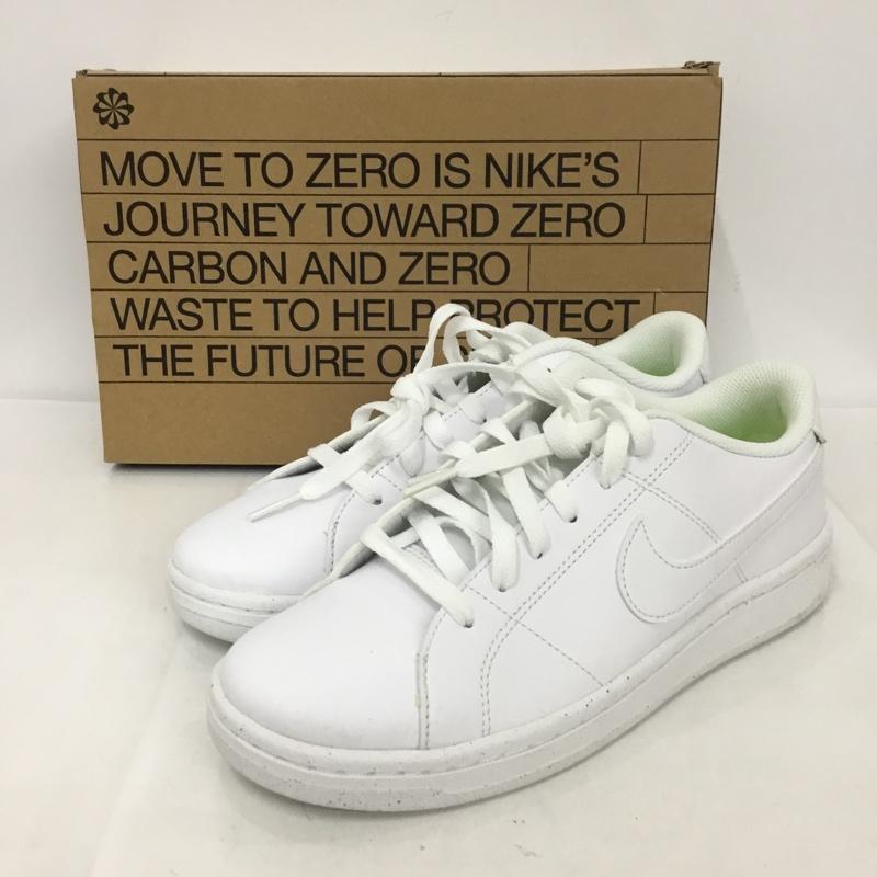 ナイキ NIKE スニーカー スニーカー DH3159-100 W COURT ROYAL 2 24cm 箱有 24.0cm ロゴ、文字 白 / ホワイト / レディース USED 古着 中古 10125405