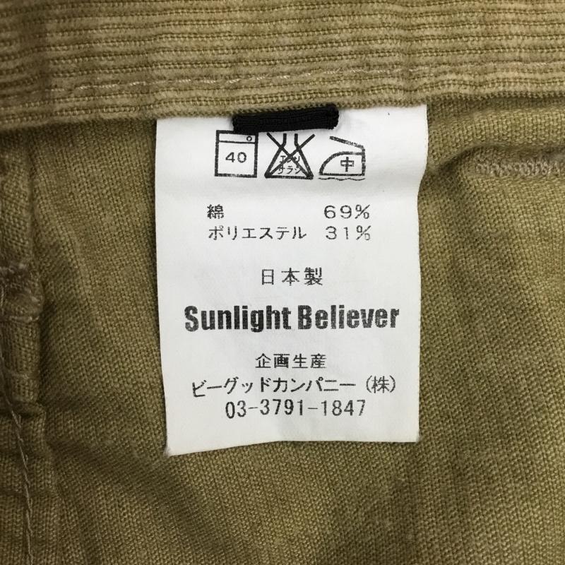 サンライトビリーバー SUNLIGHT BELIEVER パンツ ショートパンツ ショートパンツ ハーフパンツ カジュアルパンツ コーデュロイパンツ 30インチ 無地 ベージュ / ベージュ /  メンズ USED 古着 中古 10121637