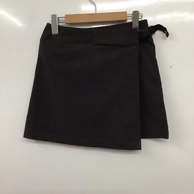 モンベル mont-bell スカート ミニスカート 1105261 TRラップスカート ミニスカート S 無地 茶 / ブラウン / レディース USED 古着 中古 10135098
