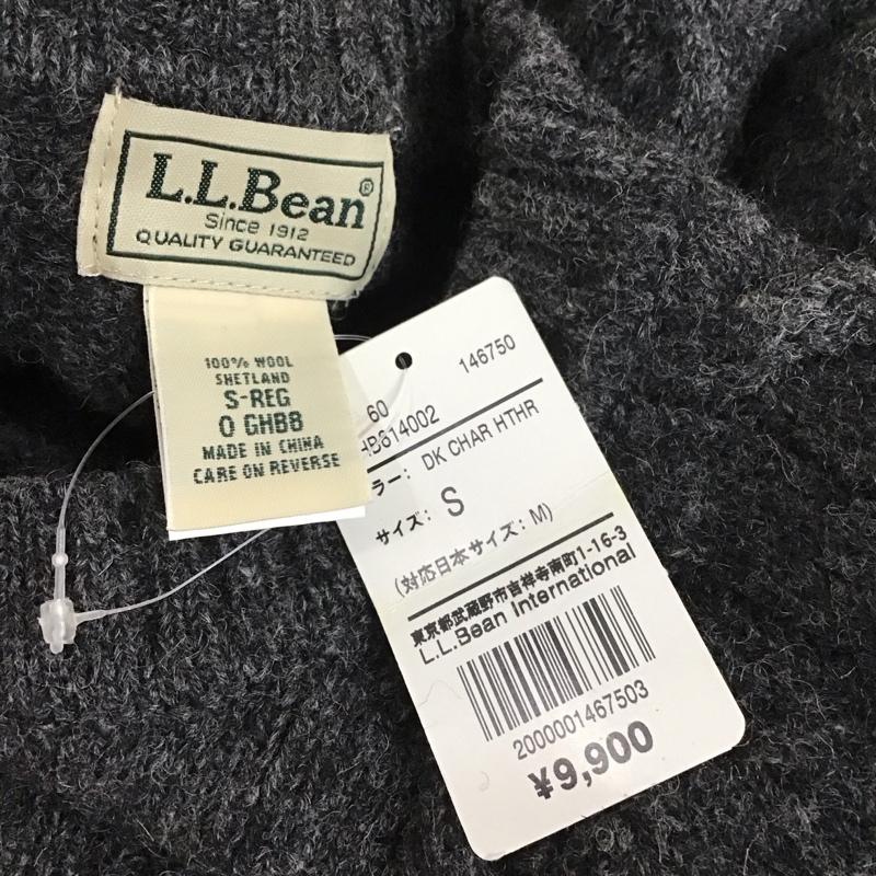 エルエルビーン L.L.Bean ニット、セーター 長袖 長袖ニットカットソー ニット セーター クルーネックニット S 灰 / グレー / メンズ USED 古着 中古 10113625