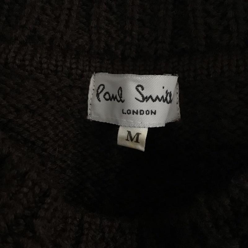 ポールスミス Paul Smith ニット、セーター 長袖 長袖ニットカットソー ニット セーター クルーネックニット M プリント 茶 / ブラウン / メンズ USED 古着 中古 10115382