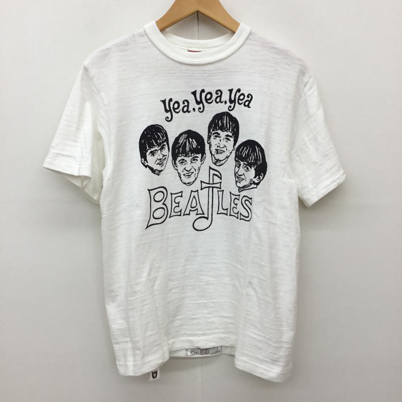 ヒューマンメード HUMAN MADE Tシャツ 半袖 ビートルズ S ロゴ、文字 白 / ホワイト / メンズ USED 古着 中古 10136798