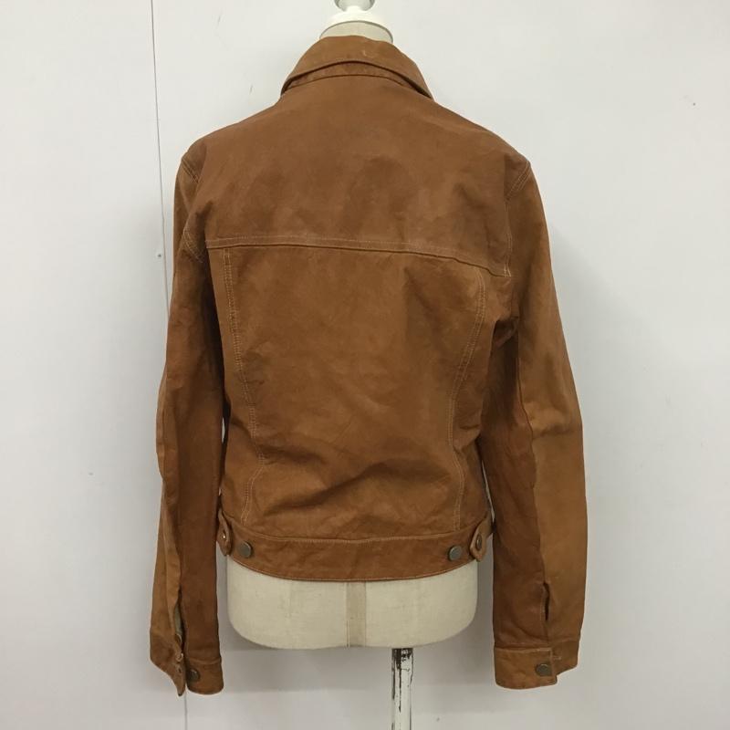 古着 USED ジャケット、上着 レザージャケット STUDIO MODERN 42 無地 茶 / ブラウン / レディース USED 古着 中古 10105706