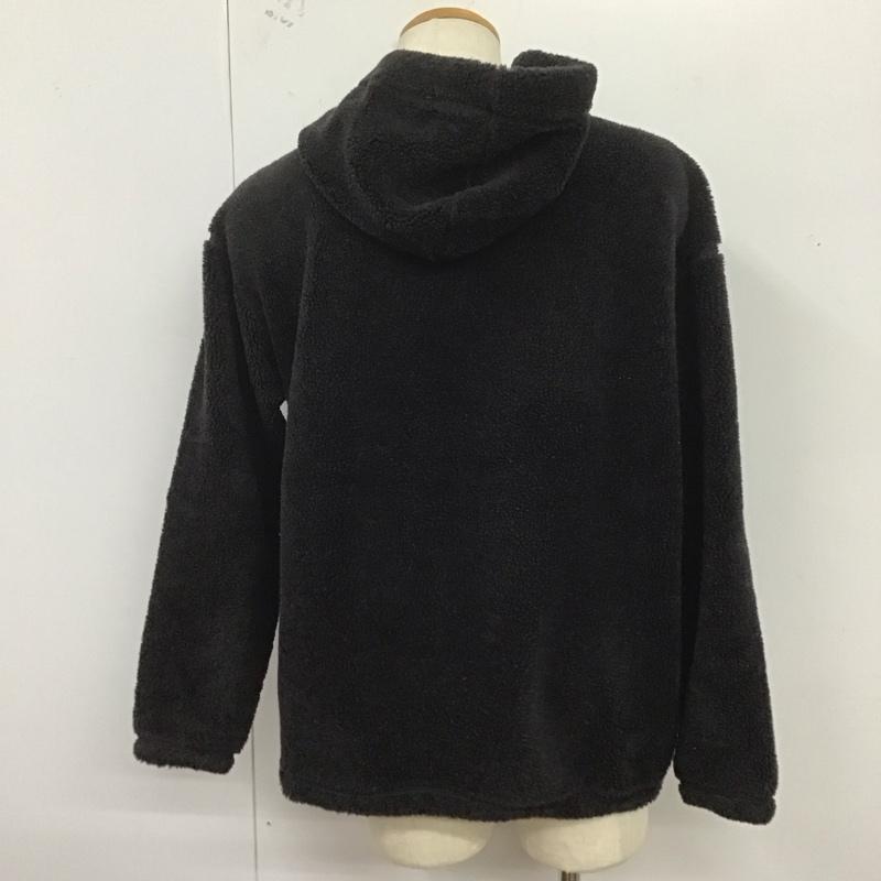 クーティー COOTIE パーカー 長袖 長袖フリースパーカー プルオーバーパーカー M 無地 黒 / ブラック /  メンズ USED 古着 中古 10125652