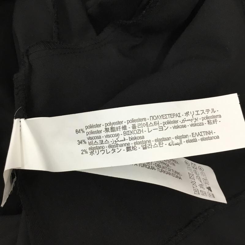 ザラ ZARA カットソー 長袖 4437 281 800 ラグランスリーブ フレアスリーブ L 無地 黒 / ブラック /  レディース USED 古着 中古 10107486