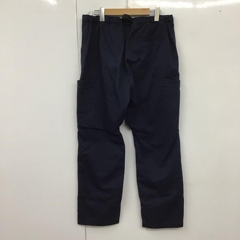 ゴースローキャラバン go slow caravan パンツ ワークパンツ、ペインターパンツ 380252 クライミングパンツ カーゴパンツ ワイドパンツ 5 無地 紺 / ネイビー / メンズ USED 古着 中古 10128770