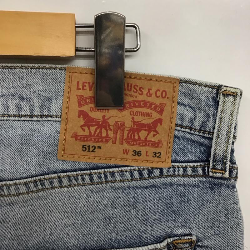 リーバイストラウスアンドコー Levi Strauss & co. パンツ デニム、ジーンズ デニムパンツ スリムパンツ カジュアルパンツ ストレッチパンツ 36 無地 インディゴ / インディゴ / メンズ USED 古着 中古 10134717