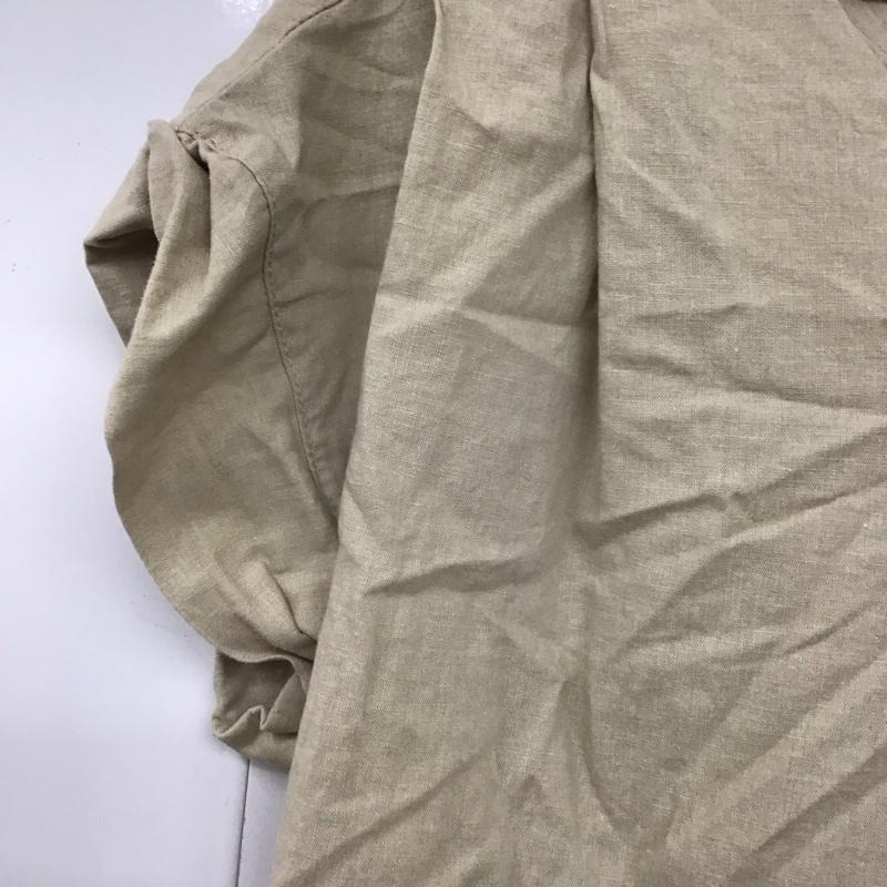 ローリーズファーム LOWRYS FARM カットソー 半袖 FREE 無地 ベージュ / ベージュ / レディース USED 古着 中古 10129661