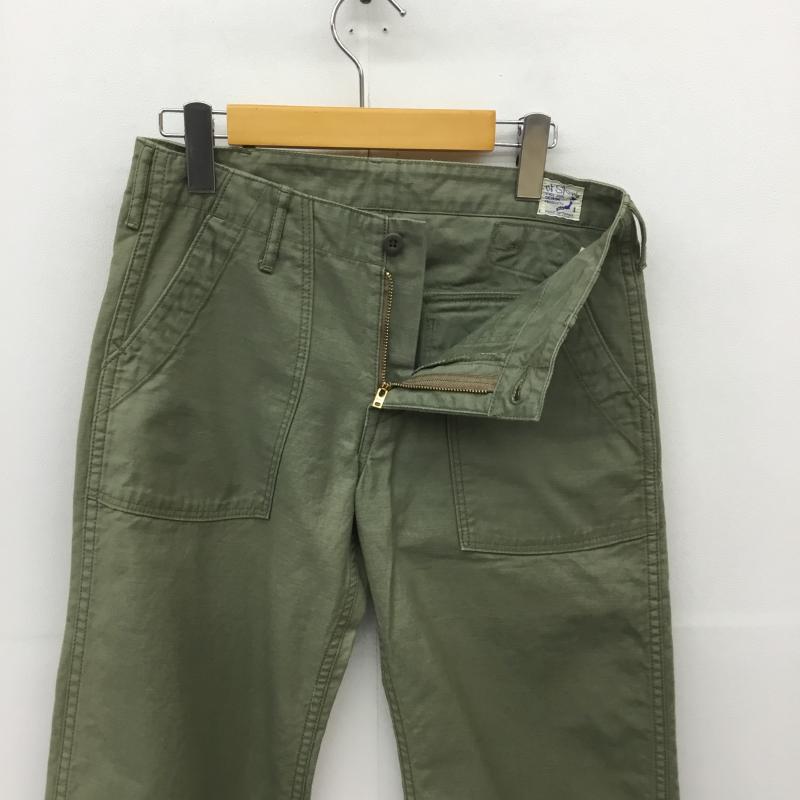 オアスロウ orSlow パンツ ワークパンツ、ペインターパンツ ベイカーパンツ 1 無地 カーキ / カーキ / メンズ USED 古着 中古 10084448