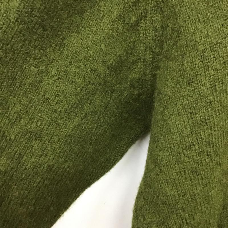 ニューヨーカー NEWYORKER ニット、セーター 長袖 L 無地 緑 / グリーン / メンズ USED 古着 中古 10120194