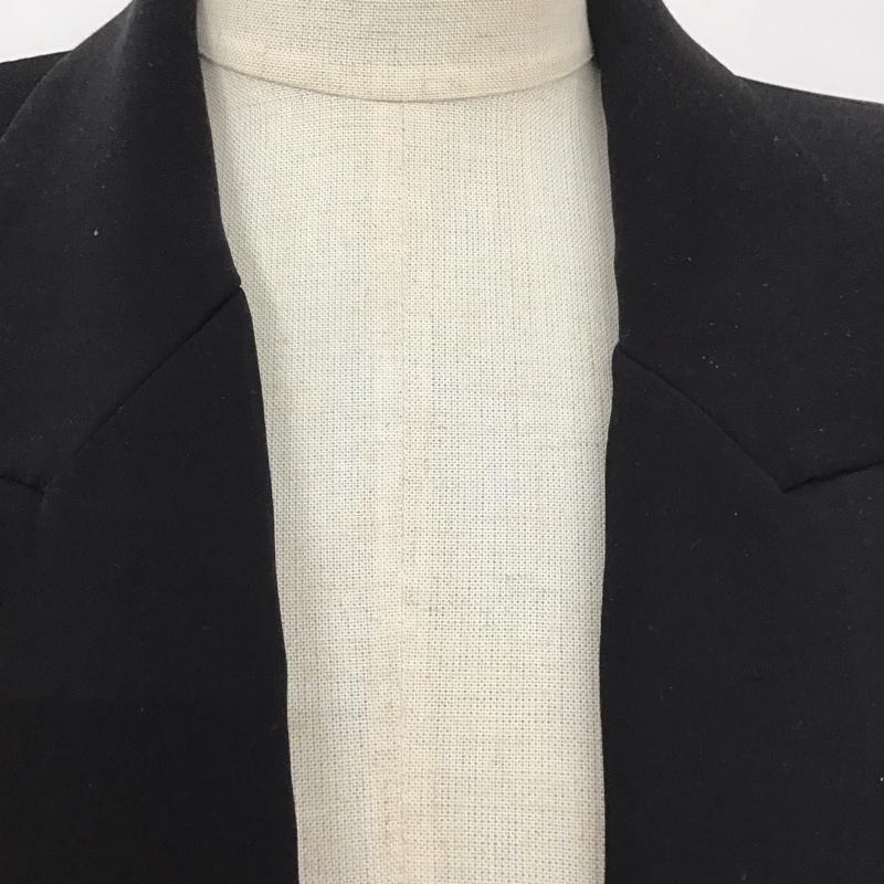 ザラ ZARA ジャケット、上着 ジャケット、ブレザー 8215 666 800 肩パット ロング丈 S 無地 黒 / ブラック / レディース USED 古着 中古 10112942