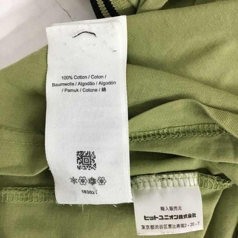 フレッドペリー FRED PERRY Tシャツ 半袖 M1588 P05 00715 398 Twin Tipped M ワンポイント カーキ / カーキ / メンズ USED 古着 中古 10119776