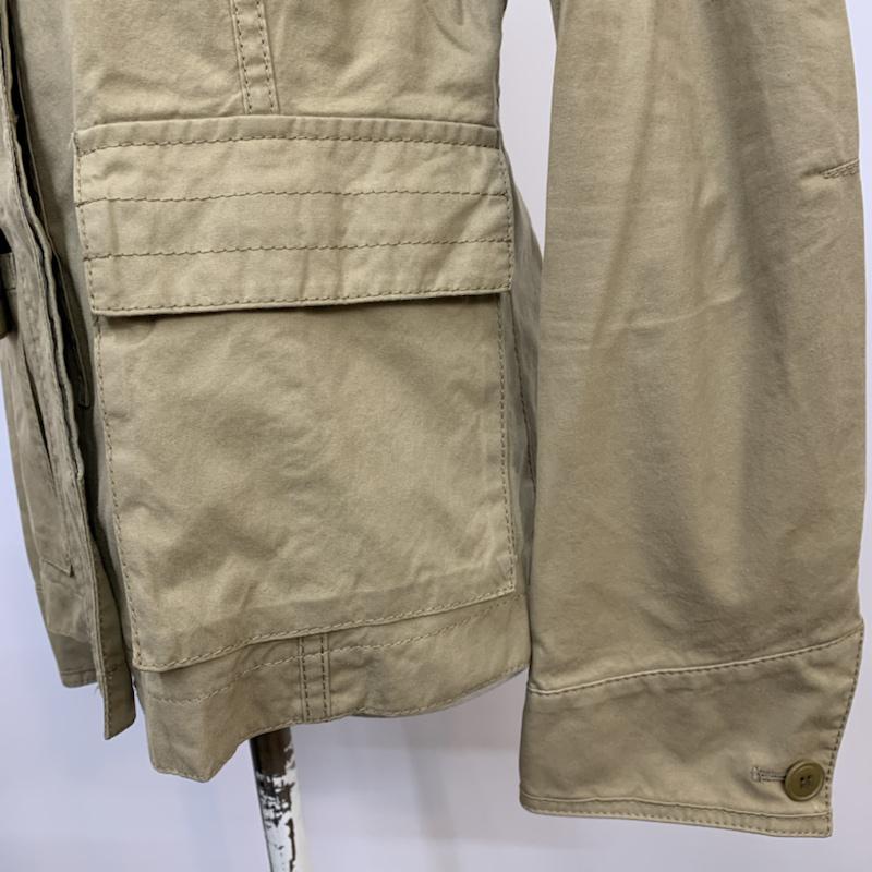 マカフィー MACPHEE ジャケット、上着 ジャケット、ブレザー ステンカラージャケット 38 無地 ベージュ / ベージュ / レディース USED 古着 中古 10042201