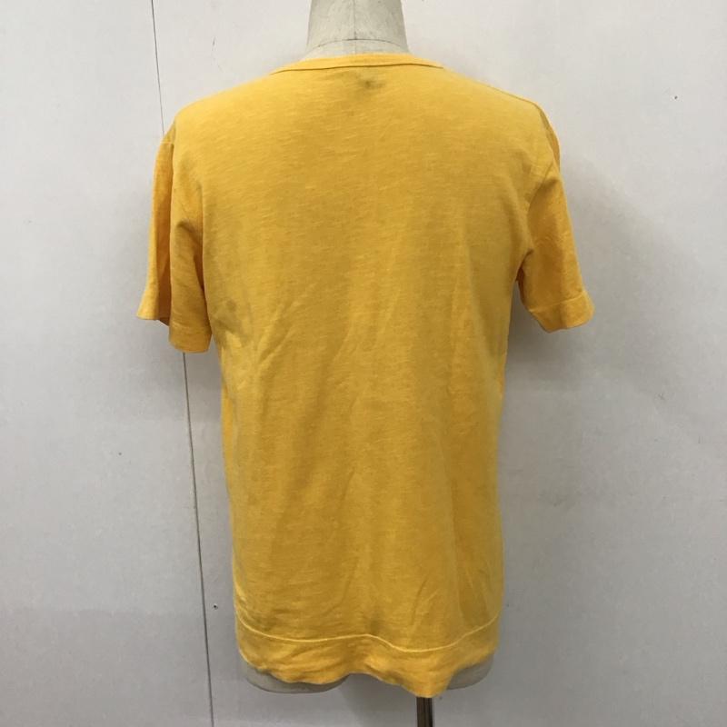 ラッセルアスレティック Russell Athletic Tシャツ 半袖 半袖カットソー プリントTシャツ クルーネックカットソー M プリント 黄 / イエロー / メンズ USED 古着 中古 10107306