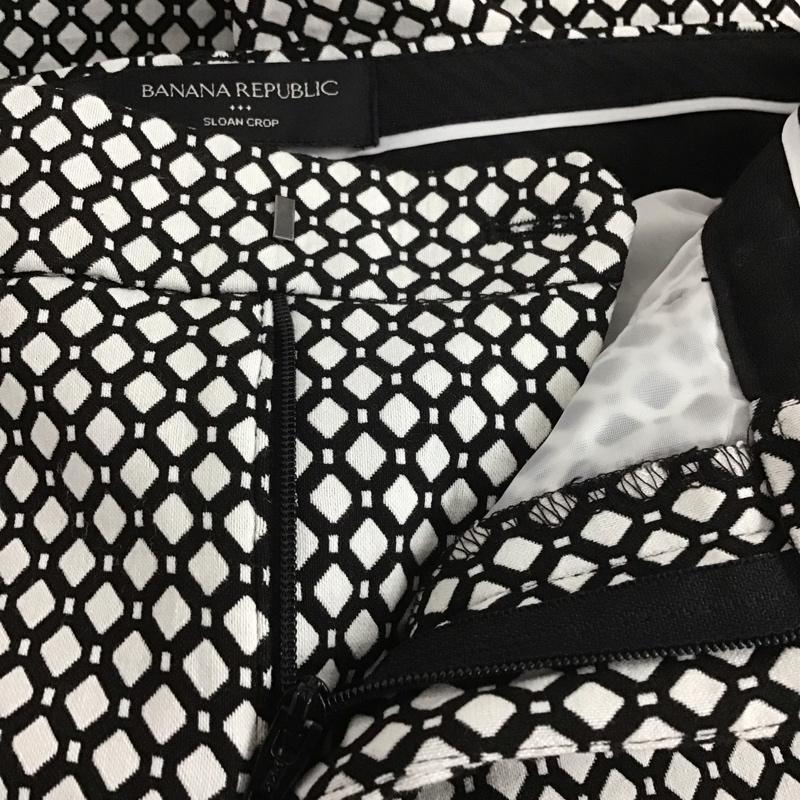バナナリパブリック BANANA REPUBLIC パンツ スラックス 白 / ホワイト / X 黒 / ブラック / レディース USED 古着 中古 10139416