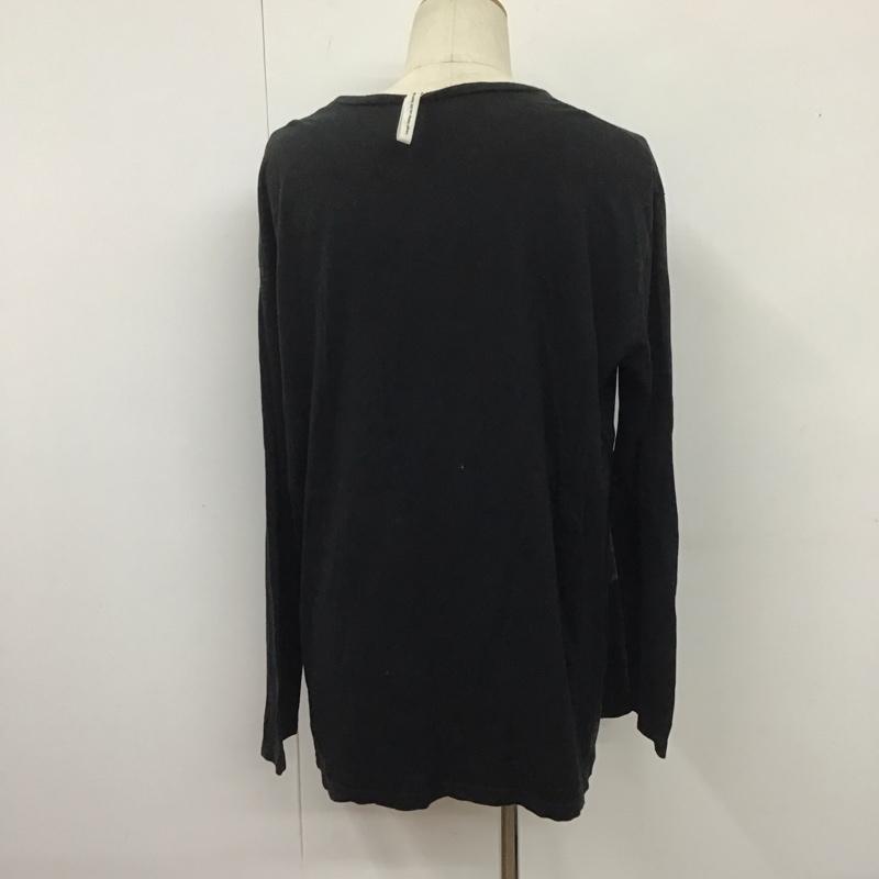 グラム glamb カットソー 長袖 長袖カットソー クルーネックカットソー ロングスリーブカットソー プリントTシャツ 4 プリント 黒 / ブラック /  メンズ USED 古着 中古 10109092
