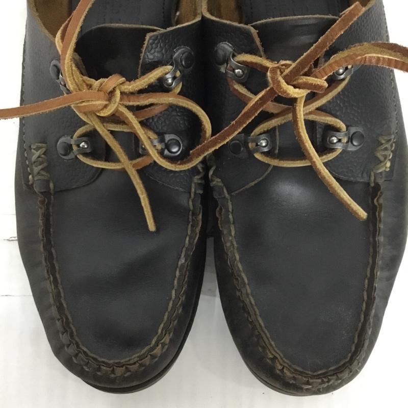 ユケテン YUKETEN 革靴 革靴 レザー カジュアルシューズ 無地 黒 / ブラック / メンズ USED 古着 中古 10123998