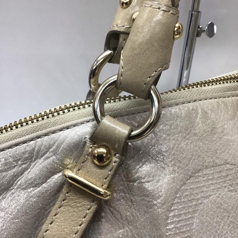 コーチ COACH ハンドバッグ ハンドバッグ G1073-16269 トートバッグ ロゴ、文字 ベージュ / ベージュ / レディース USED 古着 中古 10111770