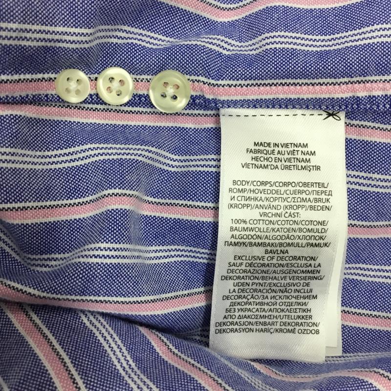 ポロラルフローレン POLO RALPH LAUREN シャツ、ブラウス 長袖 長袖シャツ カラーシャツ 長袖カットソー ストライプシャツ M ストライプ マルチカラー / マルチカラー / メンズ USED 古着 中古 10116706