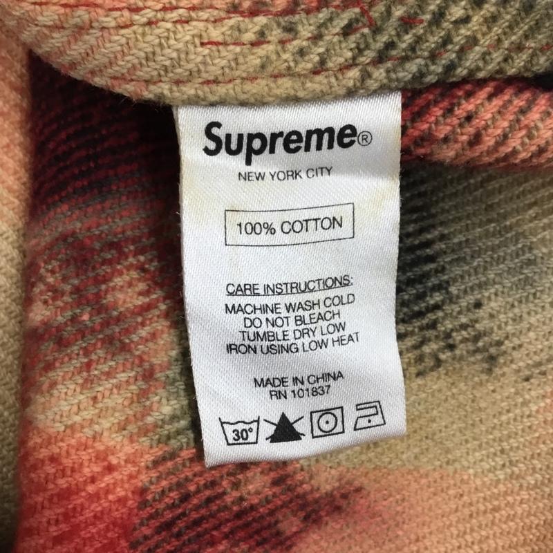 シュプリーム Supreme シャツ、ブラウス 長袖 13AW BleachedBuffaloHeavyweightShirt 長袖シャツ M 総柄 マルチカラー / マルチカラー / メンズ USED 古着 中古 10122280
