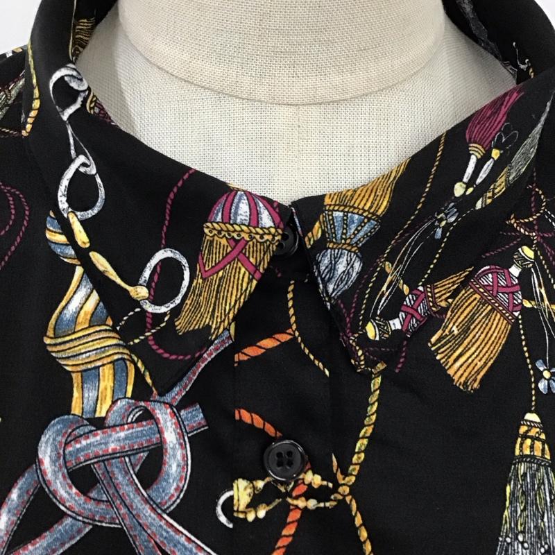 ページボーイ PAGEBOY シャツ、ブラウス 長袖 長袖シャツ カラーシャツ 長袖カットソー 総柄シャツ FREE プリント マルチカラー / マルチカラー / レディース USED 古着 中古 10122417