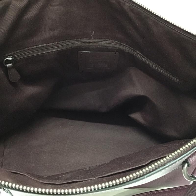 コーチ COACH トートバッグ トートバッグ 79608 ロゴ、文字 紫 / パープル / レディース USED 古着 中古 10116275