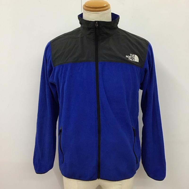 ザノースフェイス THE NORTH FACE ジャケット、上着 ジャンパー、ブルゾン nl21404z フリースジャケット ジップアップジャケット L ロゴ、文字 青 / ブルー / メンズ USED 古着 中古 10114419