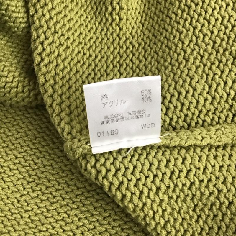 バーバリーロンドン Burberry London ニット、セーター 半袖 半袖ニットカットソー クルーネック セーター FREE 無地 緑 / グリーン / レディース USED 古着 中古 10142451