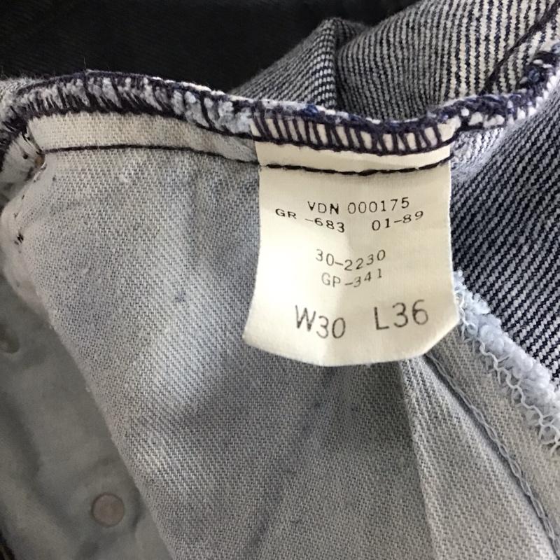 ギャップ GAP パンツ デニム、ジーンズ 90s USA 30インチ 無地 インディゴ / インディゴ / メンズ USED 古着 中古 10128116