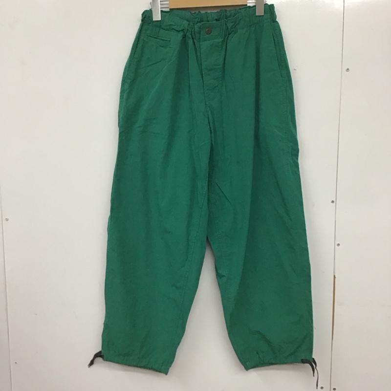 ニコアンド niko and... パンツ ワークパンツ、ペインターパンツ T214DL01AD ワイドバルーンパンツ M 無地 緑 / グリーン / レディース USED 古着 中古 10137252