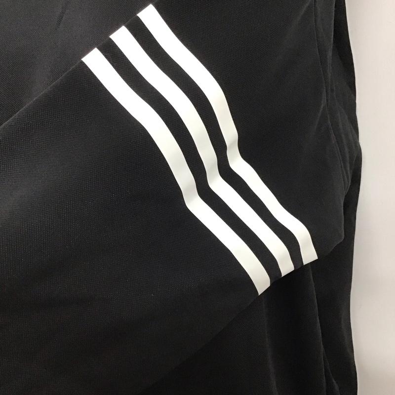 アディダス adidas ワンピース ロングスカート dh4139 ブライトピケチュニック スウェットワンピース 長袖ロングワンピース L ロゴ、文字 白 / ホワイト / X 黒 / ブラック / レディース USED 古着 中古 10109229