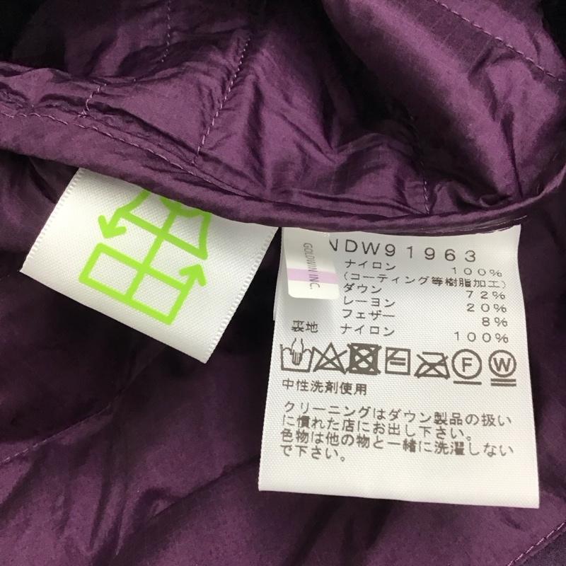 ザノースフェイス THE NORTH FACE コート コート一般 NDW91963 WS Zepher Shell Coat NDW91963 ウインドストッパーゼファーシェルコート S 無地 紫 / パープル / レディース USED 古着 中古 10123612