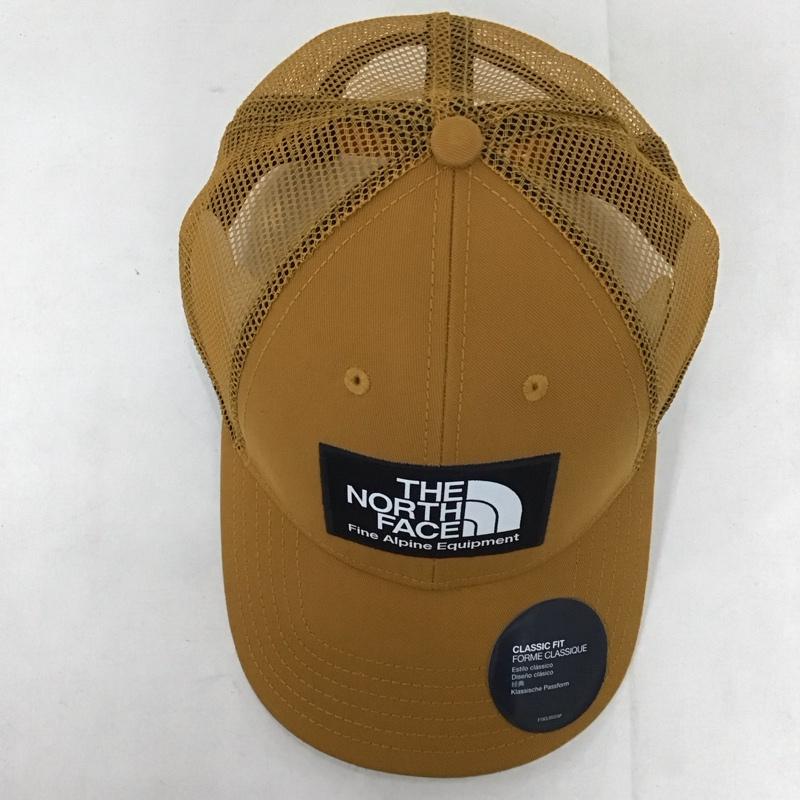 ザノースフェイス THE NORTH FACE 帽子 キャップ NF0A5FXA MUDDER TRUCKER メッシュキャップ タグ付き ロゴ、文字 キャメル / キャメル / メンズ USED 古着 中古 10132507