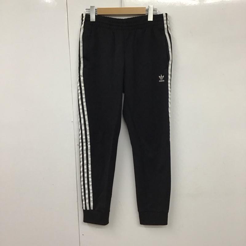 アディダス adidas パンツ ワークパンツ、ペインターパンツ cw1275 トラックパンツ スポーツウェア スリムパンツ カジュアルパンツ L ロゴ、文字 黒 / ブラック / メンズ USED 古着 中古 10130933