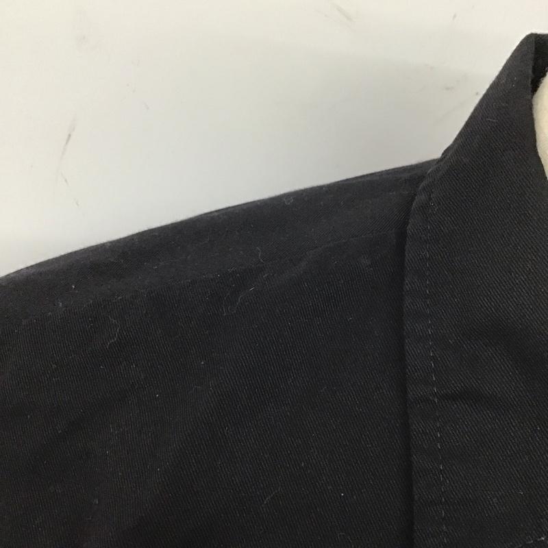ディッキーズ Dickies シャツ、ブラウス 半袖 半袖シャツ カラーシャツ 半袖カットソー 無地シャツ L 無地 黒 / ブラック /  メンズ USED 古着 中古 10113022