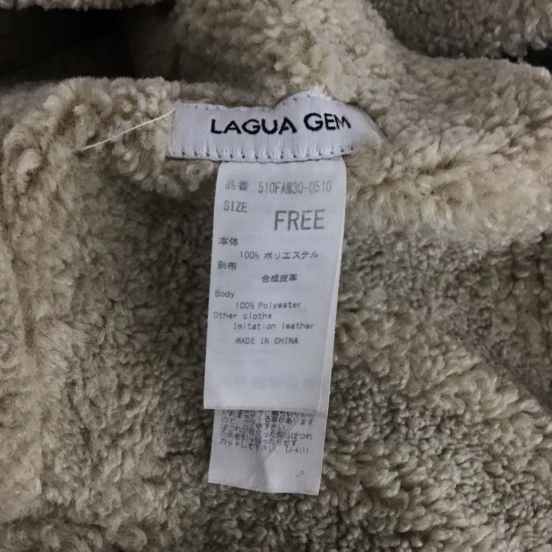 ラグア ジェム LAGUA GEM ジャケット、上着 ジャケット、ブレザー 510fam30-0510 レザージャケット ブルゾン ジップアップジャケット アウター FREE 無地 茶 / ブラウン / レディース USED 古着 中古 10133032