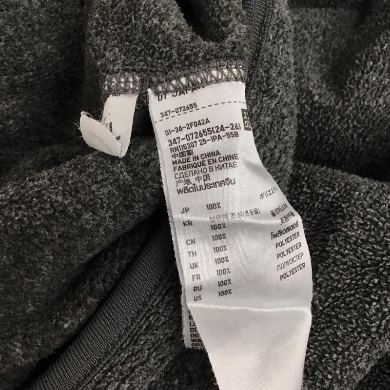 ユニクロ UNIQLO ジャケット、上着 ジャンパー、ブルゾン 347-072655 ジップアップジャケット フリースジャケット スタンドネック XL 無地 灰 / グレー / メンズ USED 古着 中古 10148481