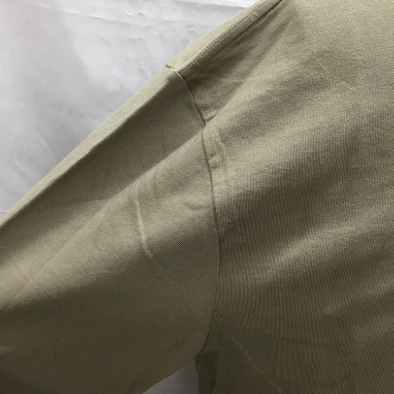 エッセンシャルズ ESSENTIALS カットソー 長袖 69139605 長袖カットソー クルーネックカットソー ロングスリーブカットソー プリントTシャツ L 無地 ベージュ / ベージュ /  メンズ USED 古着 中古 10109331