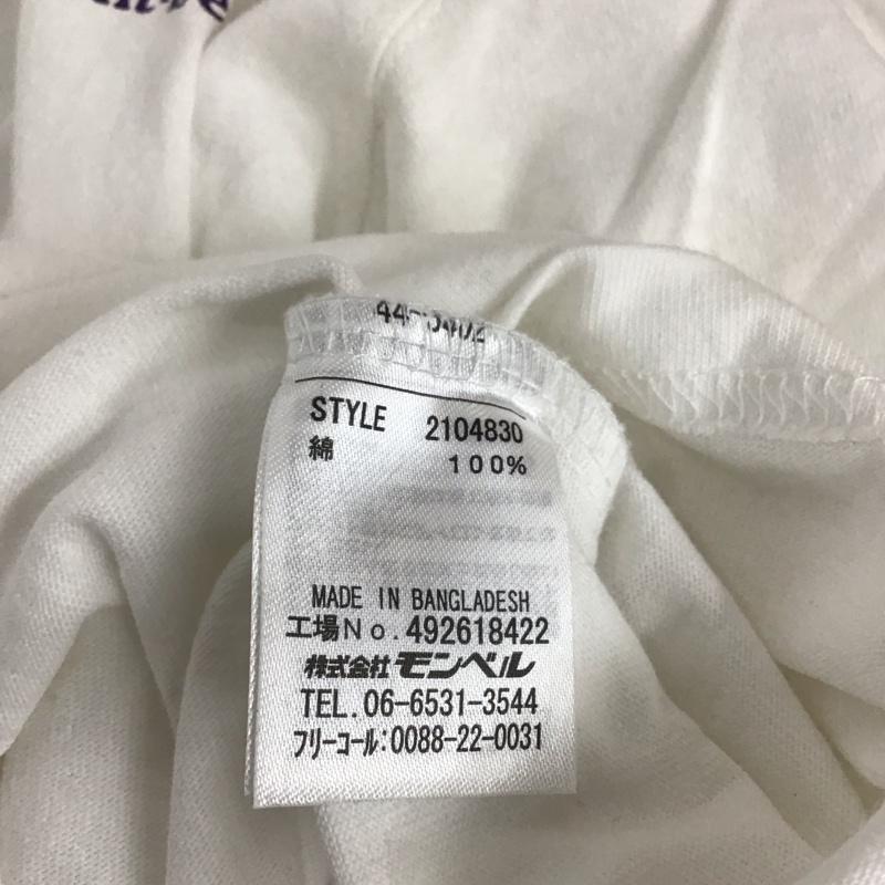 モンベル mont-bell Tシャツ 半袖 2104830 半袖カットソー プリントTシャツ クルーネックカットソー XL プリント 白 / ホワイト / メンズ USED 古着 中古 10119534