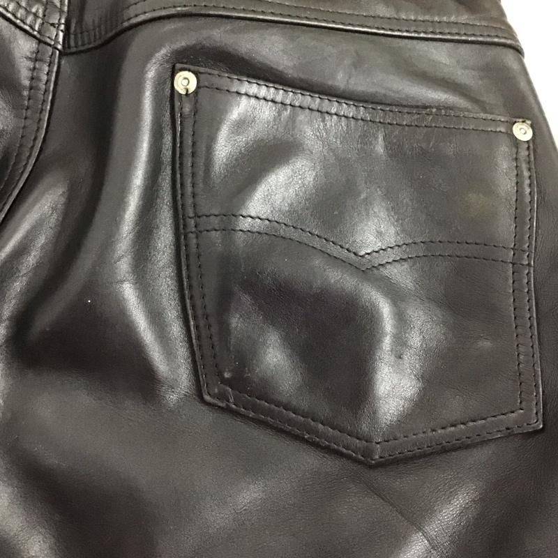 ショット schott パンツ ワークパンツ、ペインターパンツ レザーパンツ カジュアルパンツ ストレートパンツ 80s 32インチ 無地 黒 / ブラック /  メンズ USED 古着 中古 10124812